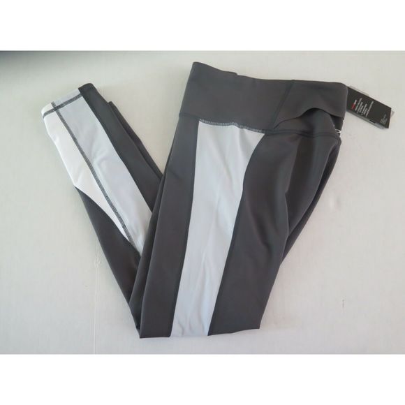 UNDER ARMOUR 1357355-010 WOMENS Sz LARGE GRAY HEATGEAR HI-RISE LEGGINGS $70 - Picture 1 of 4